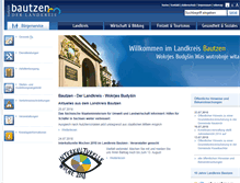 Tablet Screenshot of landkreis-bautzen.de